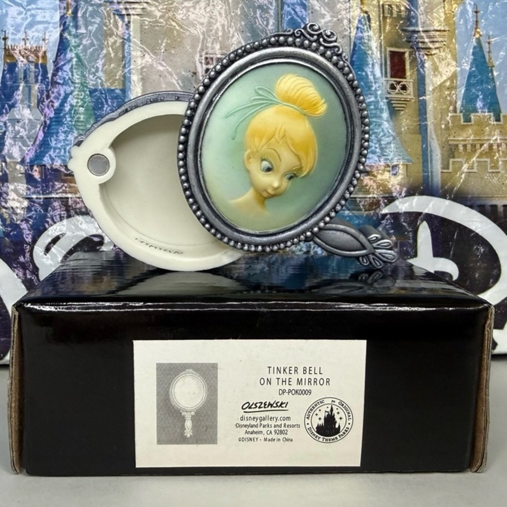 Disney parks Olszewski Peter Pan Tinker bell on the mirror keepsake box